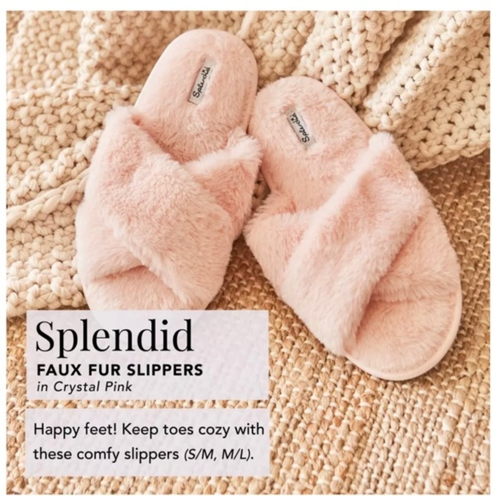 Splendid Faux Fur Slippers